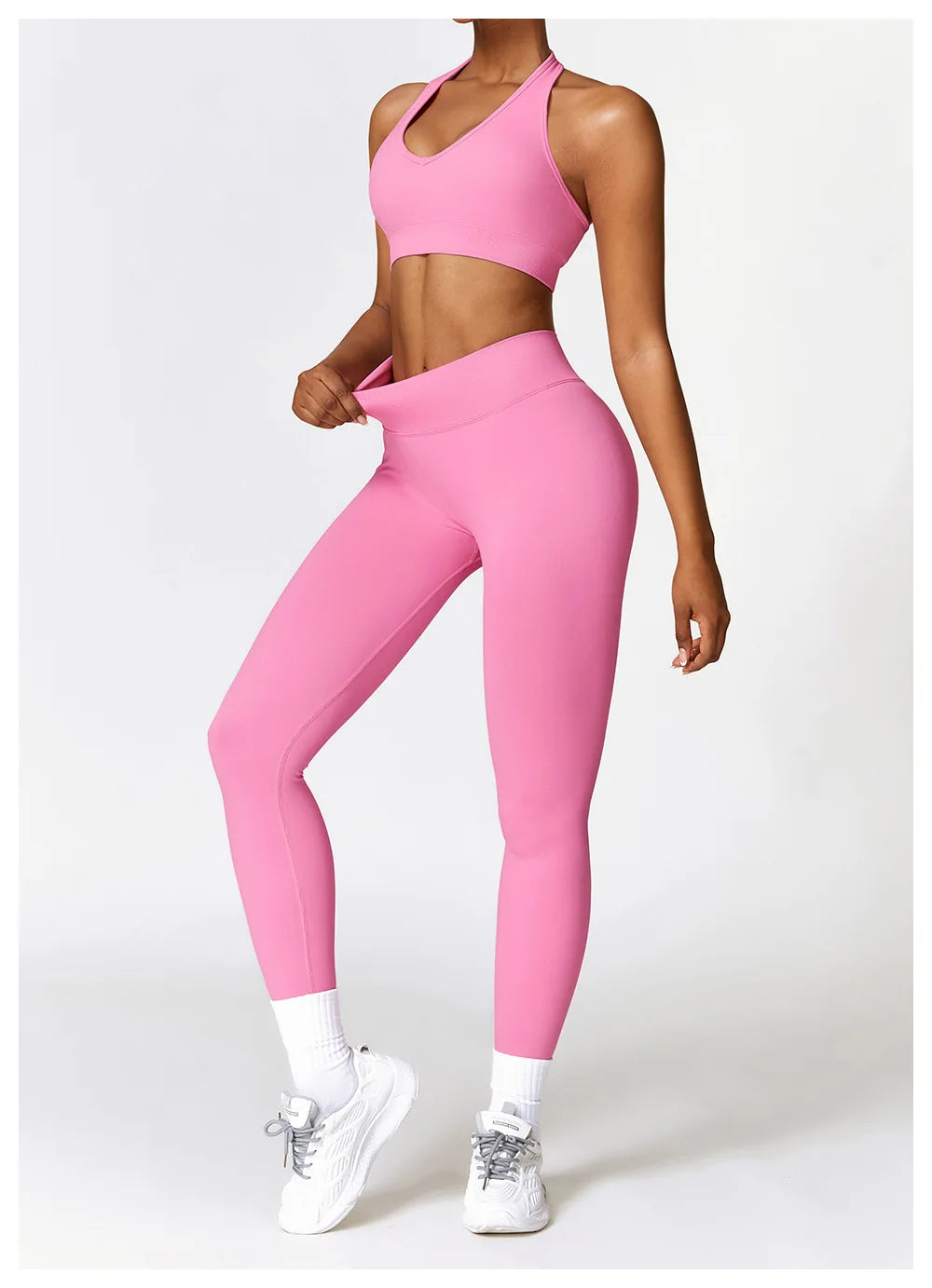 Comfortable And Formfitting Yoga Pants High Waist Hot Sale Fitness Lenggings Seamless Workout Pants Women Running Pants