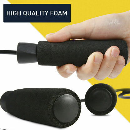 Gym Aerobic Exercise Boxing Skipping Rope Adjustable Bearing Speed Fitness Bearing Rope Tangle-Free Jumping Rope Speed Equipments Skipping Adjustable Skipping Rope