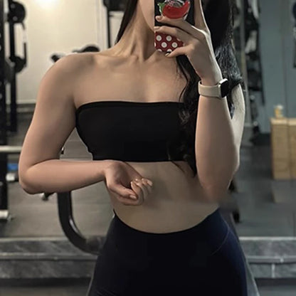 Backless Sports Bra Women Padded Yoga Bra Gym Crop Top Push Up Seamless Tank Top Fitness Bras Workout Yoga Tops Woman Sportswear