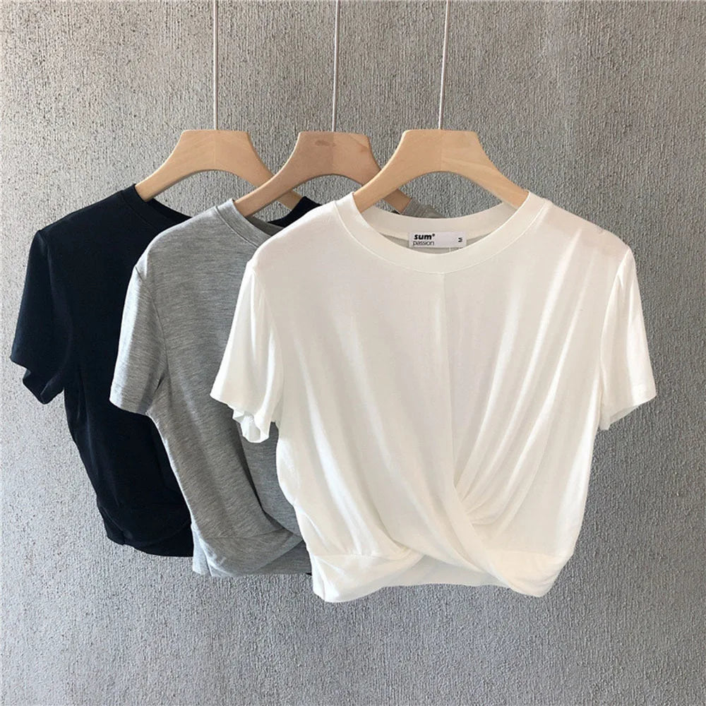 Summer casual t-shirts for women