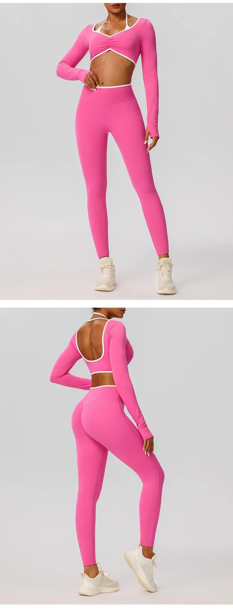 Women Yoga Pants Sexy High Waist Booty Lifting Leggings Pants Women Sports Clothing Color Block Yoga Breathable Fitness Leggings
