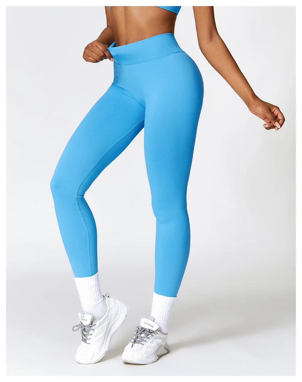 Comfortable And Formfitting Yoga Pants High Waist Hot Sale Fitness Lenggings Seamless Workout Pants Women Running Pants