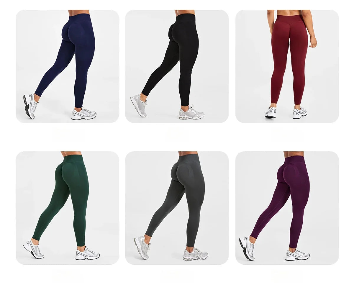 Yoga Pants Women Gym High Waist Stretch Leggings Seamless Women&