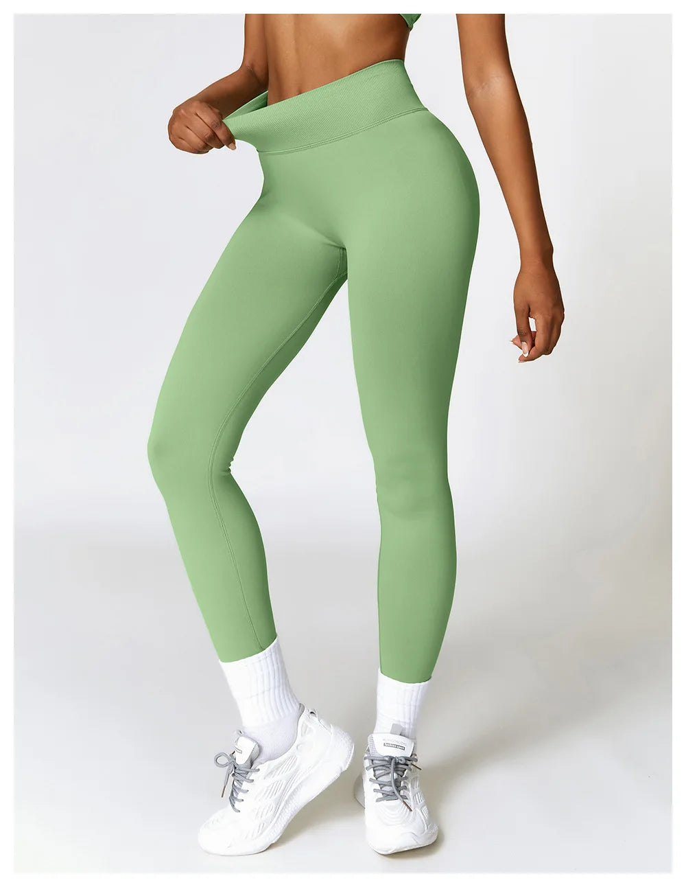 Comfortable And Formfitting Yoga Pants High Waist Hot Sale Fitness Lenggings Seamless Workout Pants Women Running Pants