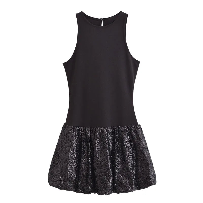 Chic autumn winter party dress for women