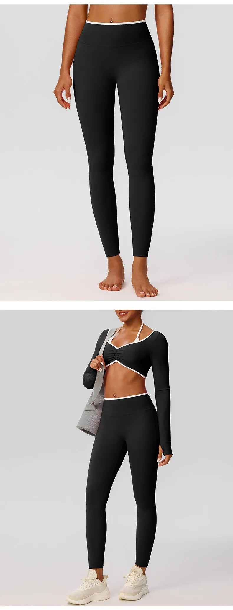 Women Yoga Pants Sexy High Waist Booty Lifting Leggings Pants Women Sports Clothing Color Block Yoga Breathable Fitness Leggings
