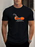 100% cotton graphic t-shirt for men