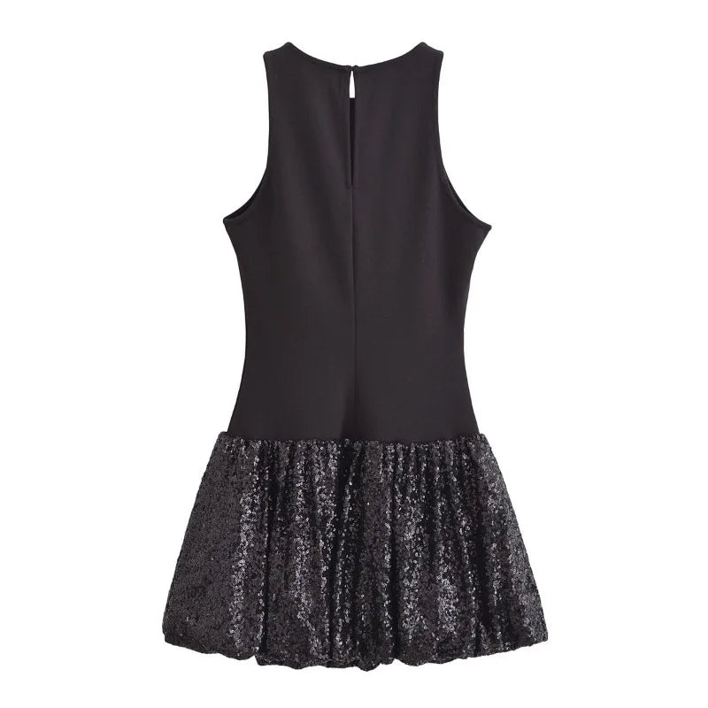 Chic autumn winter party dress for women