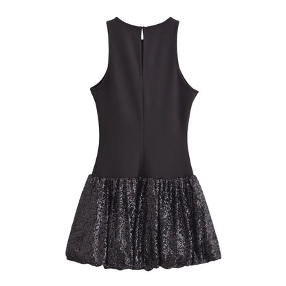 Chic autumn winter party dress for women