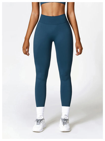 Comfortable And Formfitting Yoga Pants High Waist Hot Sale Fitness Lenggings Seamless Workout Pants Women Running Pants